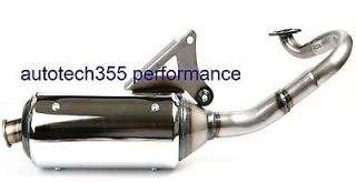 performance exhaust pipe chrome cover for Yamaha Zuma 100 YP100 BWS 