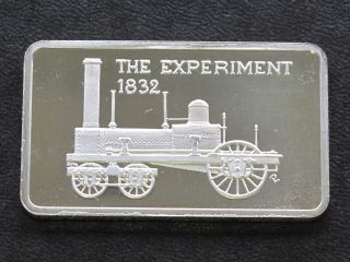 The Experiment 1832 Locomotive Silver Art Bar Mount Everest Mint C2702