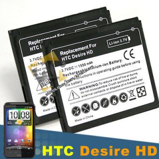 2X PACK 1550mAh BACKUP SPARE BATTERY FOR HTC DESIRE HD A9191 INSPIRE 