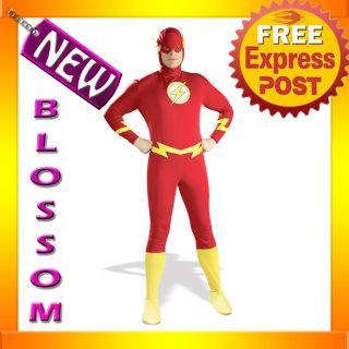 C98 Justice League DC Comics The Flash Men Costume L XL
