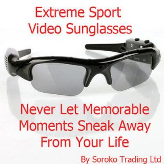 NEW Extreme Sports Video Sunglasses DVR Hidden Camera Audio Spy Video 