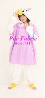   Pajamas Sazac Daisy Duck Pile Fabric Halloween Japan Unisex F/S