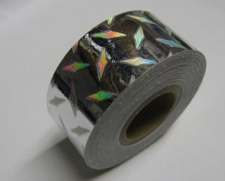 Holographic MINI Diamond Plate Tape 1 x 25 Feet