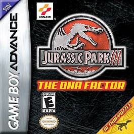 Jurassic Park III The DNA Factor Nintendo Game Boy Advance, 2001 