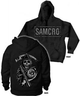 FALL 2012 SONS OF ANARCHY HOODIE SOA SAMCRO L