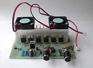 12 30V 50A DC Motor Speed Controller With Cooling Fan
