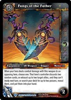 WOW WARCRAFT TCG BATTLE OF ASPECTS  FANGS OF THE FATHER X 4