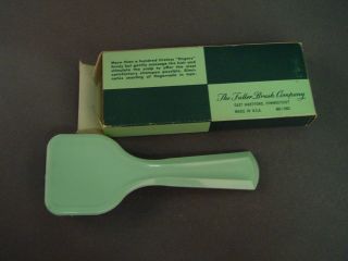 Vintage FULLER BRUSH SHAMPOO BRUSH #460 Green New in Box