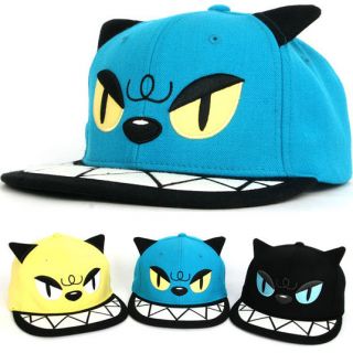 CATS NIGHT Hiphop Cap Rapper Hat Unisex Flat Visor Ball Cap 3 Colors