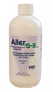 Vet Solutions Aller G 3 Omega 3 Fatty Acid Liquid 8 oz