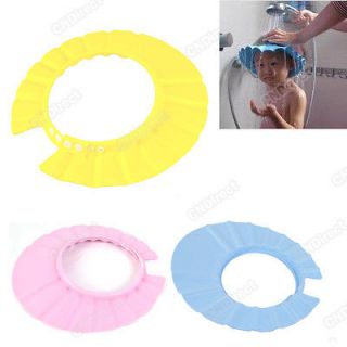 Baby Kids Children Shampoo Bath Shower Cap Hat Wash Hair Shield Soft 