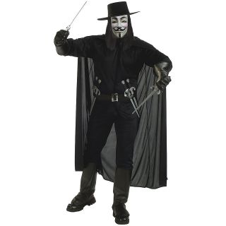 For Vendetta Adult Mens Guy Fawkes Halloween Costume