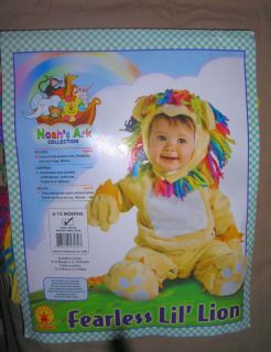 FEARLESS LIL LION HALLOWEEN COSTUME SIZE6 12M  