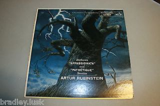 Beethoven Appassionata Rubenstein RCA Victor Red Seal LM1908 Vinyl LP 