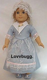 Colonial Tea Lesson Gown fits American Girl Elizabeth ++CLOTHES 