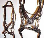   COMFORT Padded Poll Mexican Ring Grackle Figure 8 Noseband Bridle HAV