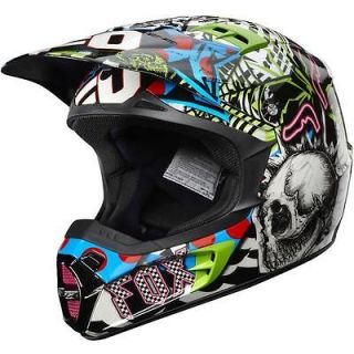 NEW FOX RACING V2 Pure Filth Adult Helmet S M L XL 2XL Motocross ATV 