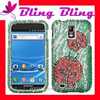 Premium BLING CUTE BEETLE Case Cover for TELUS SAMSUNG 4G GALAXY S II 