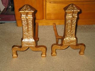 cast iron fireplace andirons in Architectural & Garden