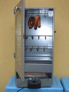 Professional fish, food and meat smoker with glass door + electric 