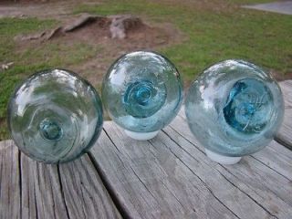 Authentic Japanese Glass Fishing Floats ~ Ball Buoy