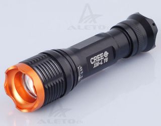   Lumen Zoomable CREE XM L T6 LED 18650 Flashlight Torch Zoom Lamp Light