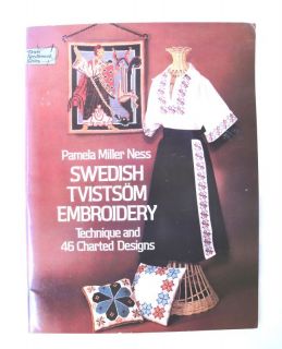 Swedish Tvistsom Embroidery Designs/Patter​ns, Ness 1981