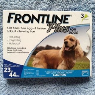   Frontline Plus for Medium Dogs 23 44 lbs Flea Ticks 6 month Supply