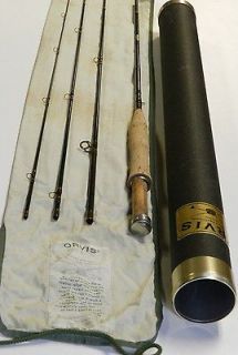   Orvis Superfine Troutbum fly rod 7 foot 6 inch 4 pc 3 weight Full Flex