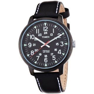   INDIGLO Night Glow Big Dial Leather Watch T2N202 Watches 