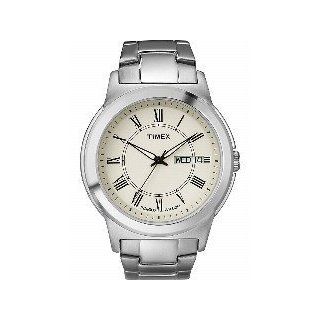   Cream Dial Stainless Steel Bracelet Watch T2N417 Watches 