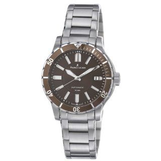 Maurice Lacroix Mens MI6028 SS072730 Miros Brown Dial Stainless Steel 