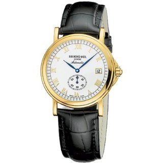 Raymond Weil Tradition Black Leather Strap Mens Watch 2835 P 00808 