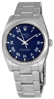 Rolex Airking Blue Dial Domed Bezel Mens Watch 114200BLRO Watches 