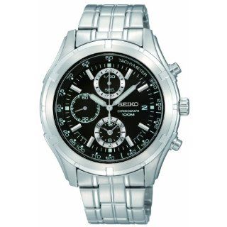 Seiko Mens SNDC37 Chronograph Watch Watches 