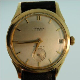 /Antique watch Mens Universal Geneve Automatic Gold Filled Watch 