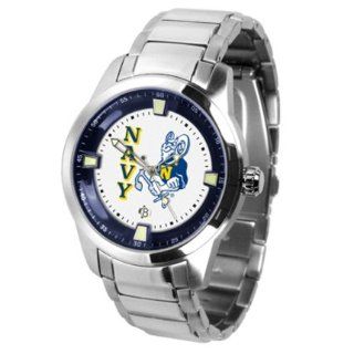 Navy Midshipmen Titan Steel Watch