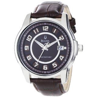 Bulova Mens 96B128 Precisionist Claremont Brown Leather Watch 