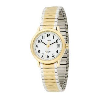 Timex Womens T2H491 Easy Reader Two Tone Stainless Steel Expansion 