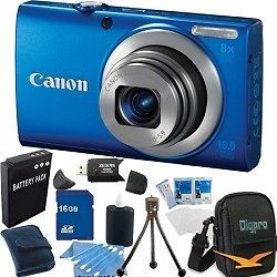blue camera in Digital Cameras