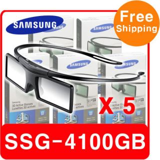 5x lot SSG 4100GB NEW SAMSUNG 3D TVs Active Shutter Glasses / Battery 