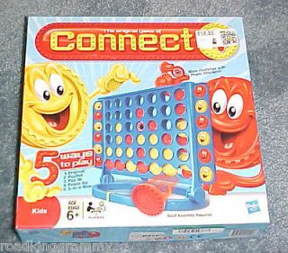 CONNECT 4 Game   5 Ways to Play   6+   Family   2 Players   Hasbro 