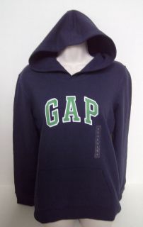 GAP Womens Navy Logo Hoodie Sweatshirt Sizes XS XXL NWT