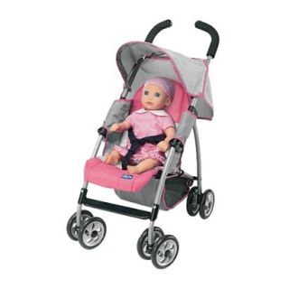 Chicco Toy Stroller   Pink/Gray product details page
