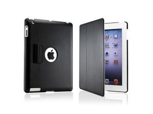    Slim fit Duel Layer Black leather case with smart Cover 