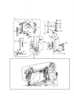 Model # 38518330990 Kenmore Sewing machine   Accessory (21 parts)