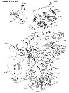 Model # 137212410 Craftsman Miter saw   Motor assy (33 parts)