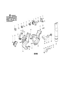 HUSQVARNA Blower Cylinder/crankshaft/crank  Parts  Model 24B TYPE 