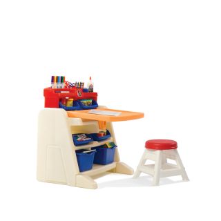 Ver Step2 Flip and Doodle Easel Desk with Stool at Lowes