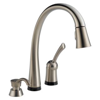 Shop Delta Pilar Touch Stainless 1 Handle Pull Down Kitchen Faucet at 